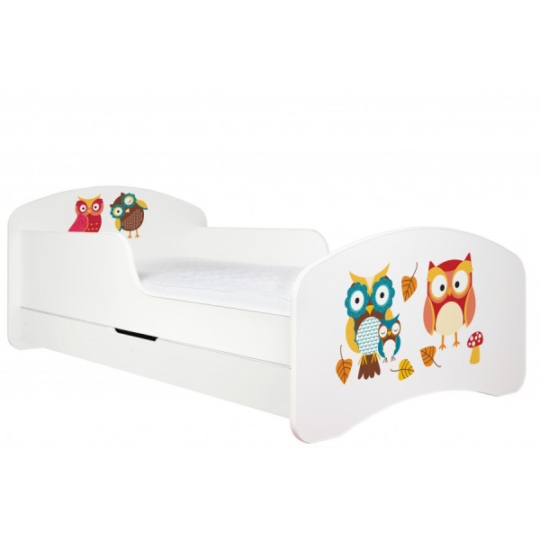 Otroška postelja Animals Sovice AM03